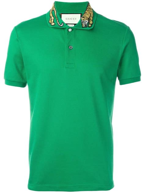 gucci tiger polo green|Gucci tiger accessories.